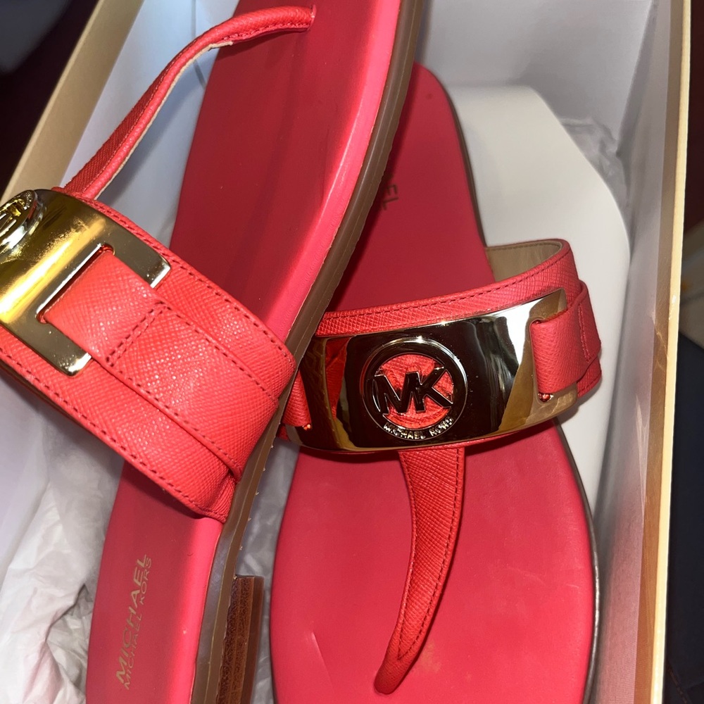 Michael Kors Red Women's Sandals